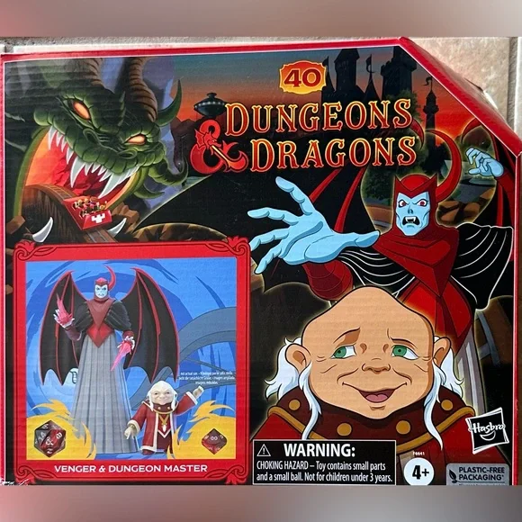 Dungeons & Dragons Cartoon Classics-Dungeon Master & Venger Action Figures-2pk - Picture 7 of 7